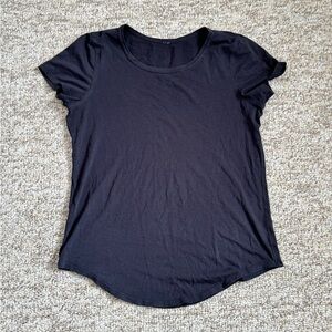 lululemon athletica love Crewneck Black Short Sleeve Top
